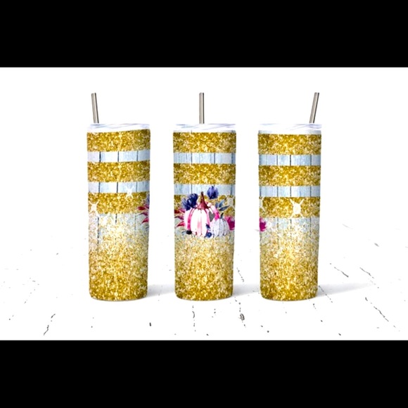 Fall Pumpkin Cup Tumbler 20oz stainless steel - Picture 1 of 1